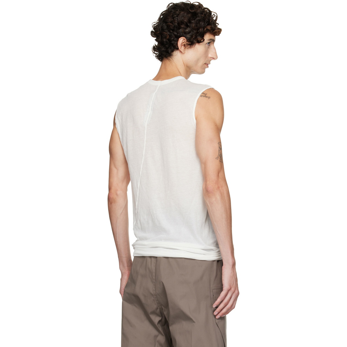 Rick Owens Off-White Tower Basic SL Tank Top