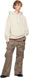 AMIRI Brown Drawstring Nylon Cargo Pants