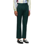 Charles Jeffrey Loverboy Green Slim Martini Trousers