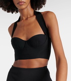 Alaïa Halterneck bra top