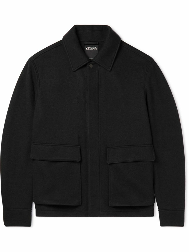 Photo: Zegna - Felt Chore Jacket - Black