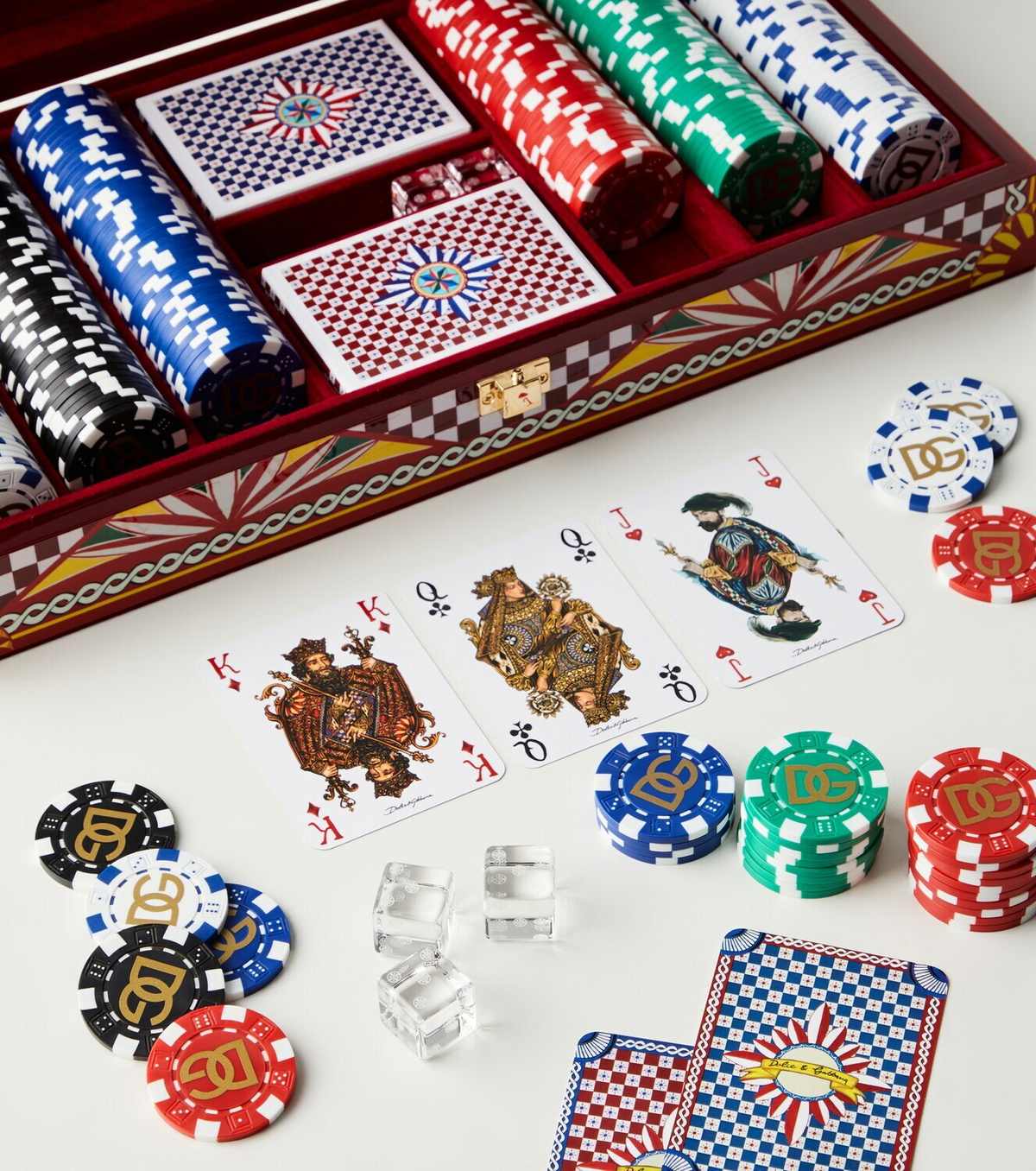 Dolce&Gabbana Casa Carretto poker set