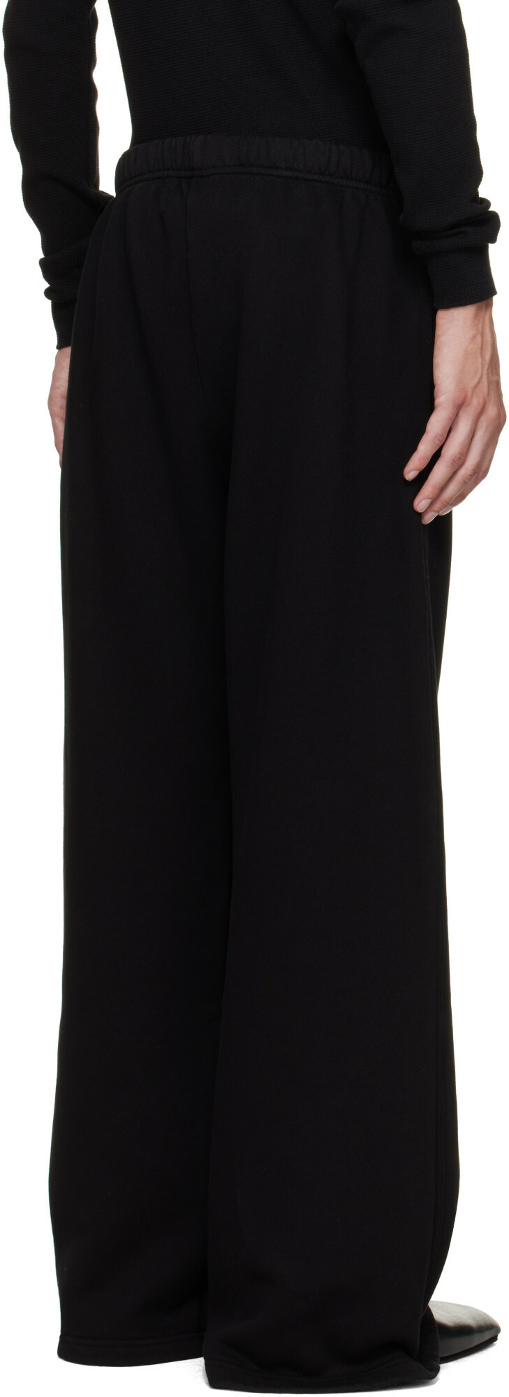 Les Tien Black Heavyweight Party Sweatpants