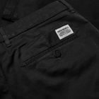 Norse Projects Men's Aros Slim Light Stretch Chino in Black