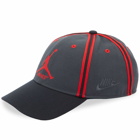 Air Jordan Men's x Awake NY Club Cap in Dark Smoke Grey/University Red