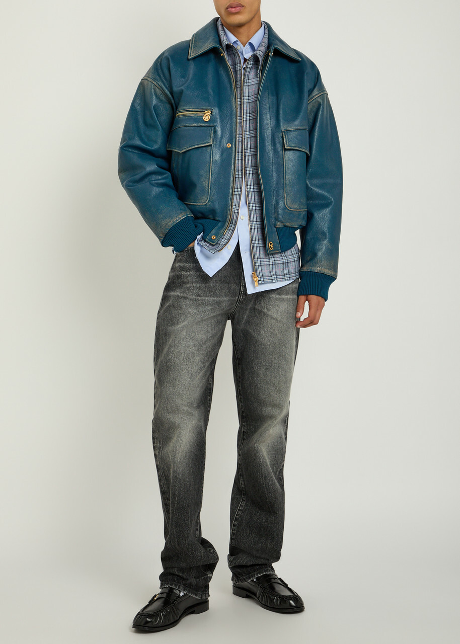 Versace Straight-leg Jeans Grey