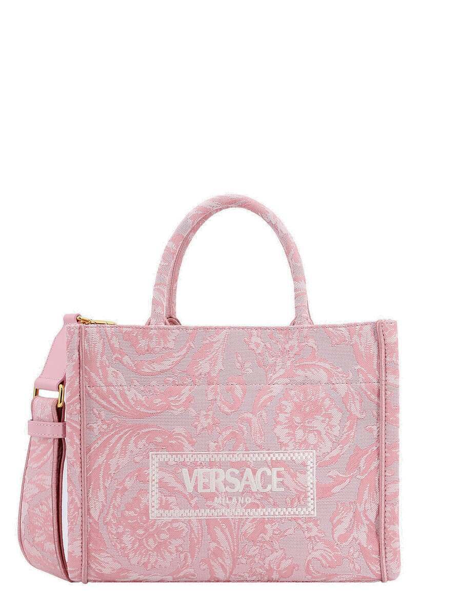 Pink versace handbag hot sale