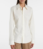 Tod's Belted cotton poplin shirt