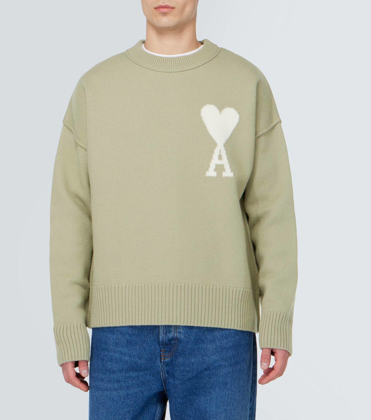 Ami Paris Ami De Cœur wool sweater