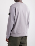 Stone Island - Cotton-Jersey Sweatshirt - Gray