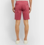 Altea - Slim-Fit Stretch Slub Linen and Cotton-Blend Twill Shorts - Pink