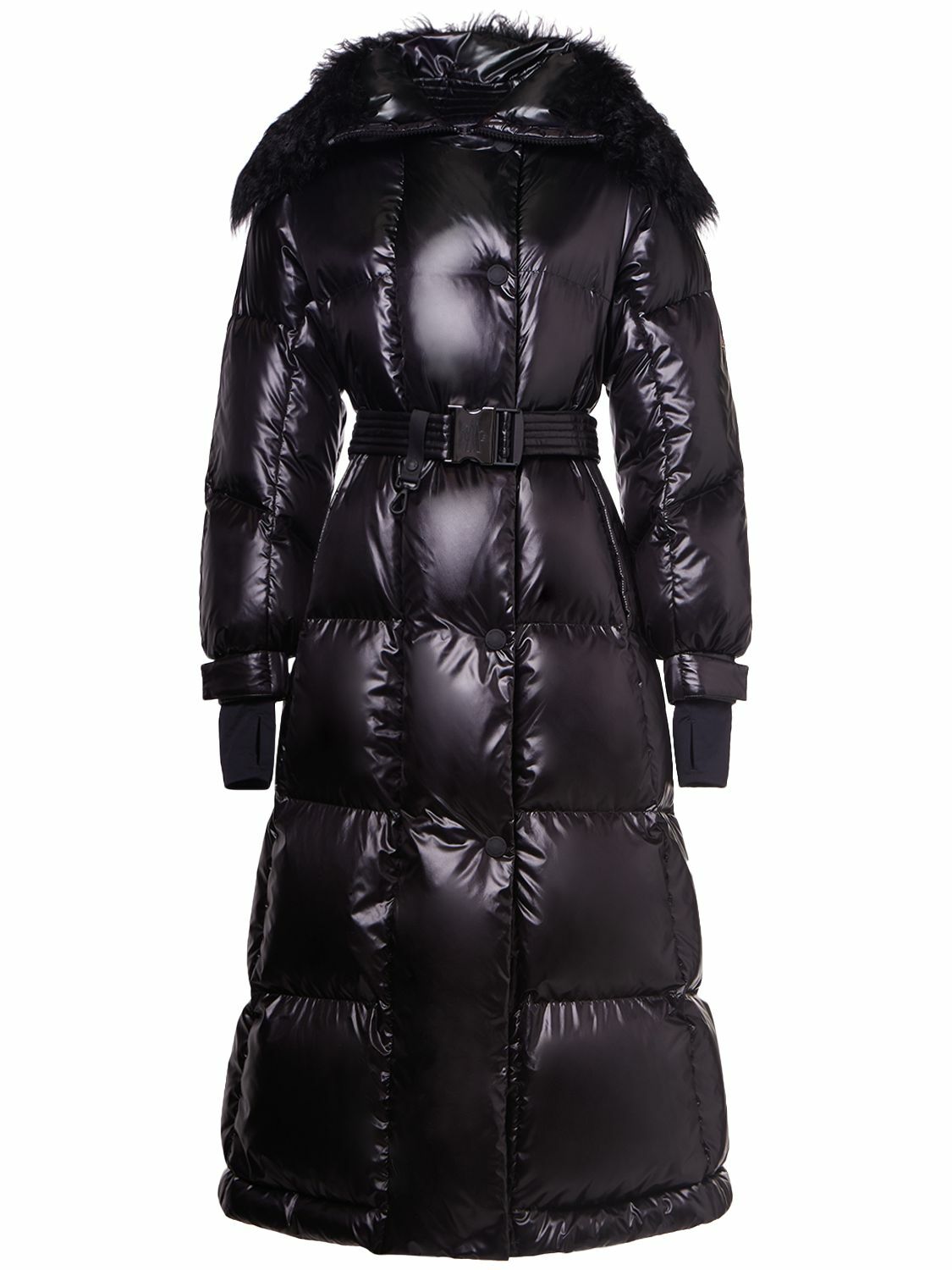 MONCLER GRENOBLE - Chamoille Nylon Laquè Down Jacket Moncler