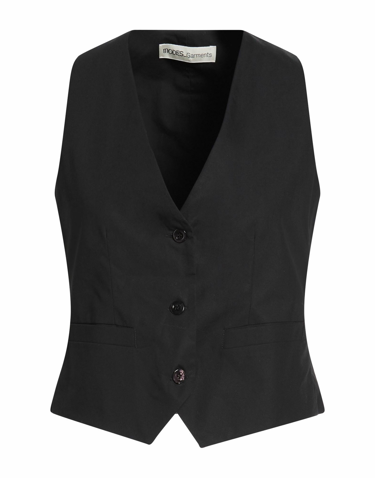 Modes Womens Tailored Vest in Black
