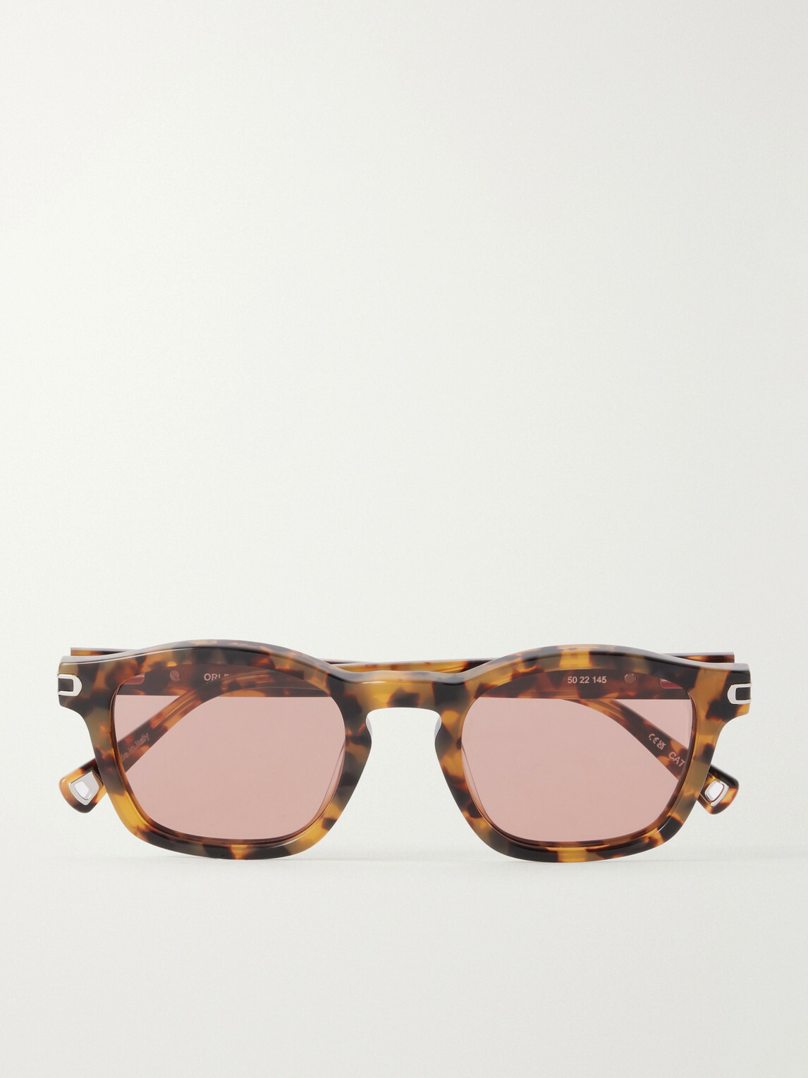 Orlebar Brown - The Davey Square-Frame Tortoiseshell Acetate Sunglasses