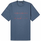 Helmut Lang Men's Outer Space T-Shirt in Prussian Blue