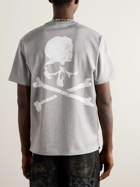Mastermind World - Logo-Print Cotton-Jersey T-Shirt - Gray