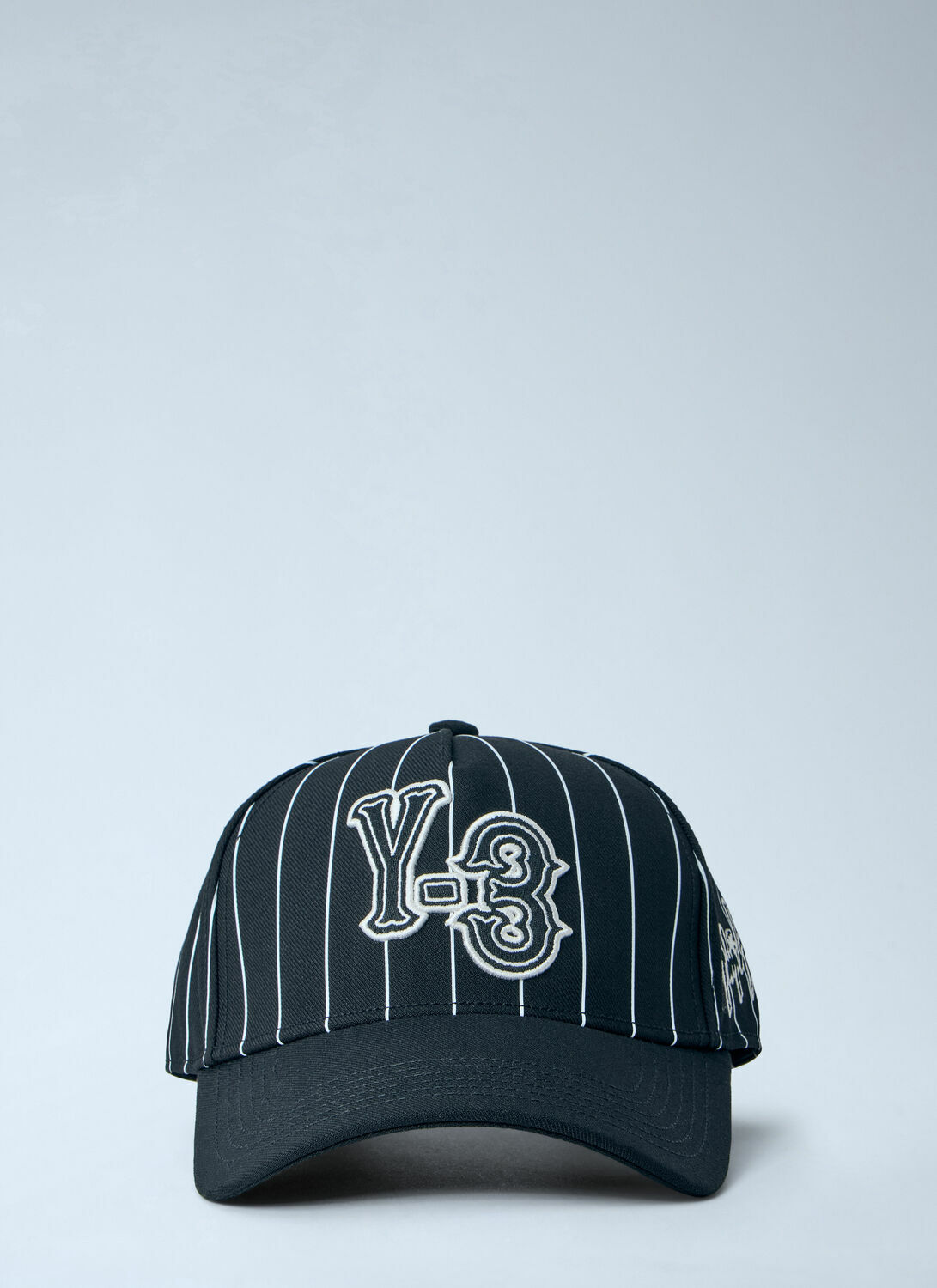 Y-3 Pinstripe Logo Baseball Cap