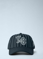 Y-3 Pinstripe Logo Baseball Cap