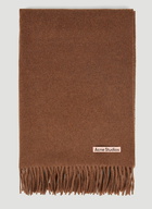 Fringe Scarf in Brown