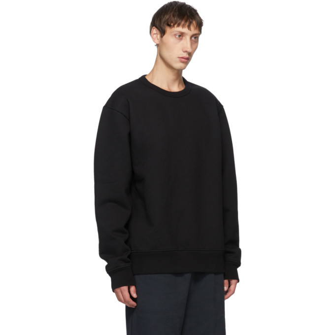 Acne Studios Black Classic Fit Sweatshirt Acne Studios