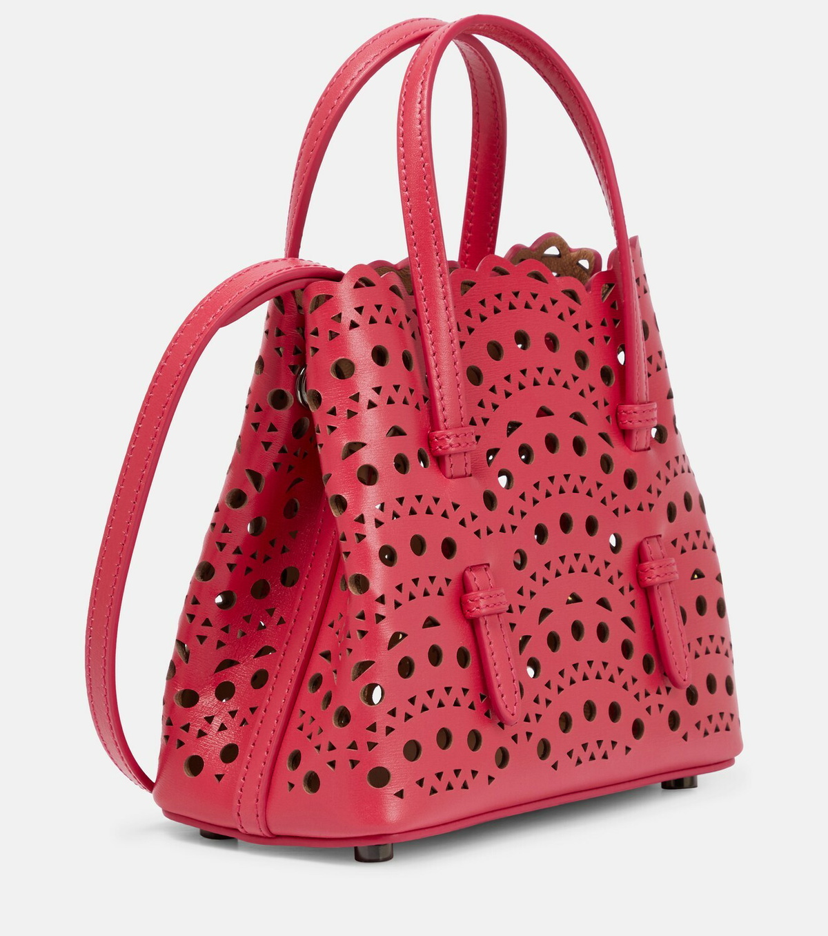 Alaïa Le Mina 16 Vienne Wave leather tote bag ALAÏA