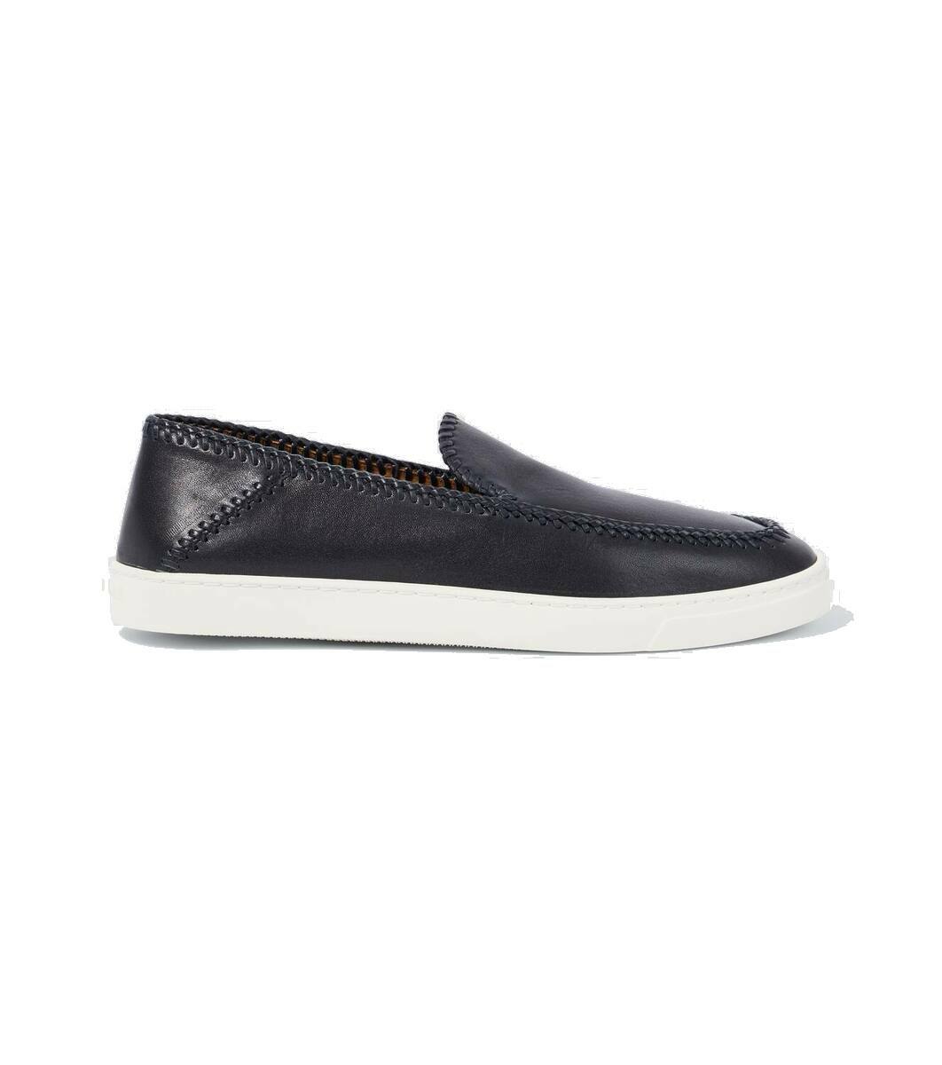 Giorgio Armani Leather slip-on shoes Giorgio Armani