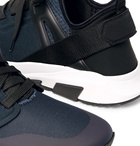 TOM FORD - Jago Neoprene, Suede and Mesh Sneakers - Blue