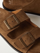 Mr P. - David Suede Sandals - Brown