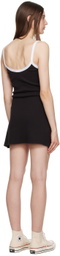 Saturdays NYC Black Naiomi Minidress
