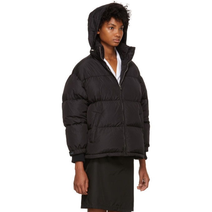 Prada Black Short Zipped Down Jacket Prada