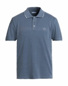 Jacob Cohёn Mens Polo shirt Slate in Blue