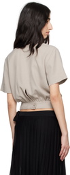 REMAIN Birger Christensen Gray Suiting Polo