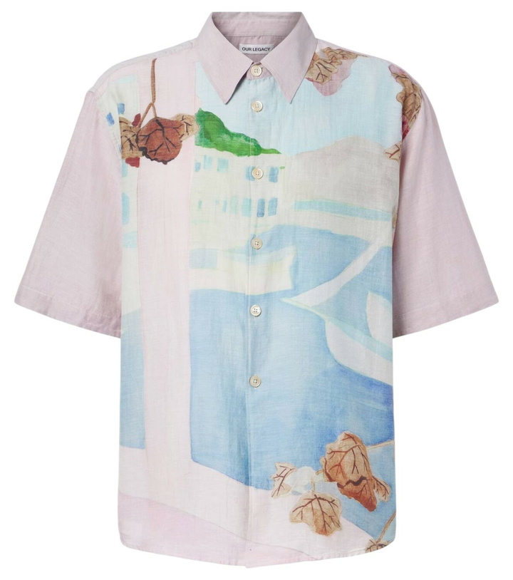 Photo: Our Legacy Beyond cotton and silk bowling shirt