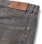 Brunello Cucinelli - Slim-Fit Selvedge Denim Jeans - Gray