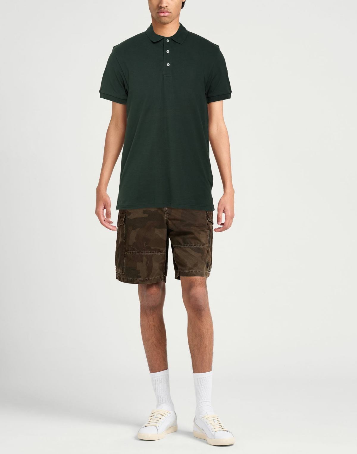 Colmar Mens Polo shirt Dark in Green