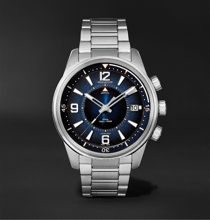 Photo: Jaeger-LeCoultre - Polaris Mariner Memovox Automatic 42mm Stainless Steel Watch, Ref. No. 9038180 - Black