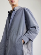 Maison Margiela - Double Checked Cotton-Poplin Shirt - Blue