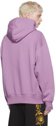 Versace Jeans Couture Purple Cotton Hoodie