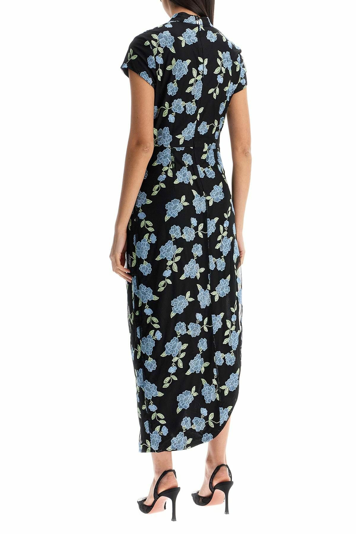 rotate mesh asymmetric dress ASYMMETRICAL MESH DRESS – nurhektorstudio main image 0