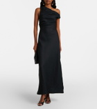 Faithfull Sius asymmetric linen midi dress