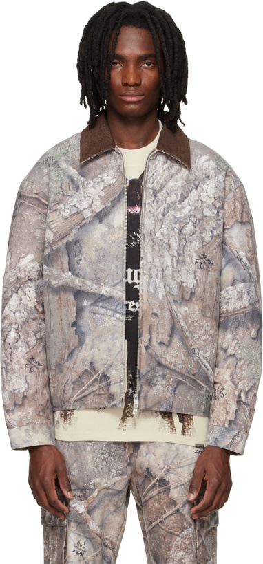 Photo: Represent Khaki Realtree Camo Trucker Jacket