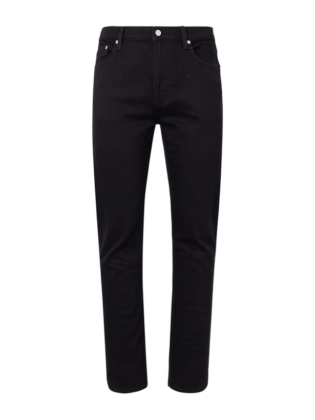 Photo: FRAME - Modern Straight-Leg Jeans - Black