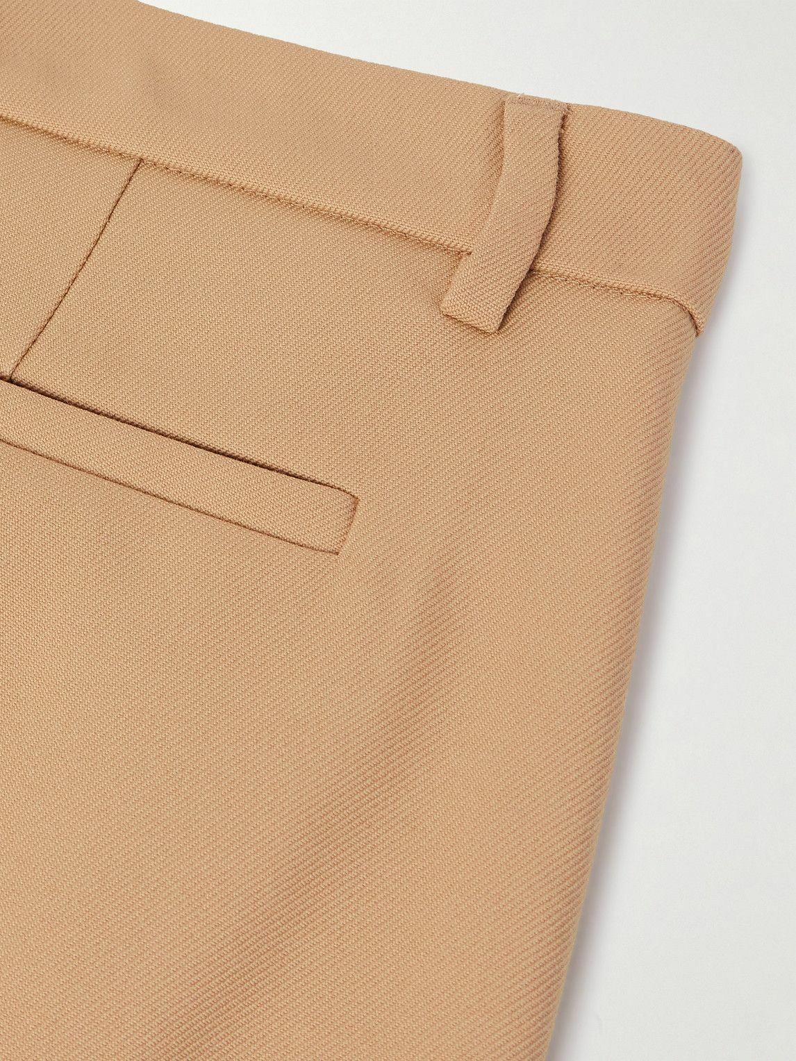 Valentino Garavani - Straight-Leg Virgin Wool-Gabardine Trousers - Neutrals