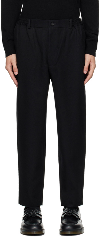 Photo: Comme des Garçons Homme Deux Black Wool Trousers