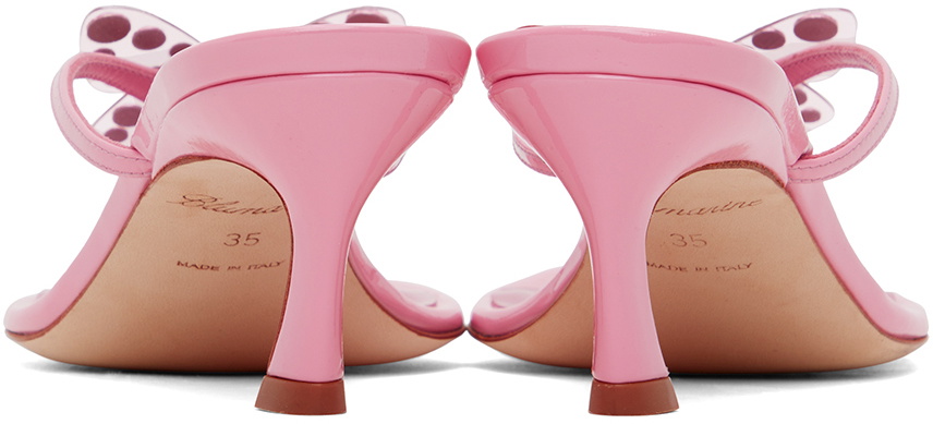 Blumarine Pink Butterfly 119 Heeled Sandals