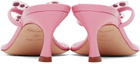 Blumarine Pink Butterfly 119 Heeled Sandals