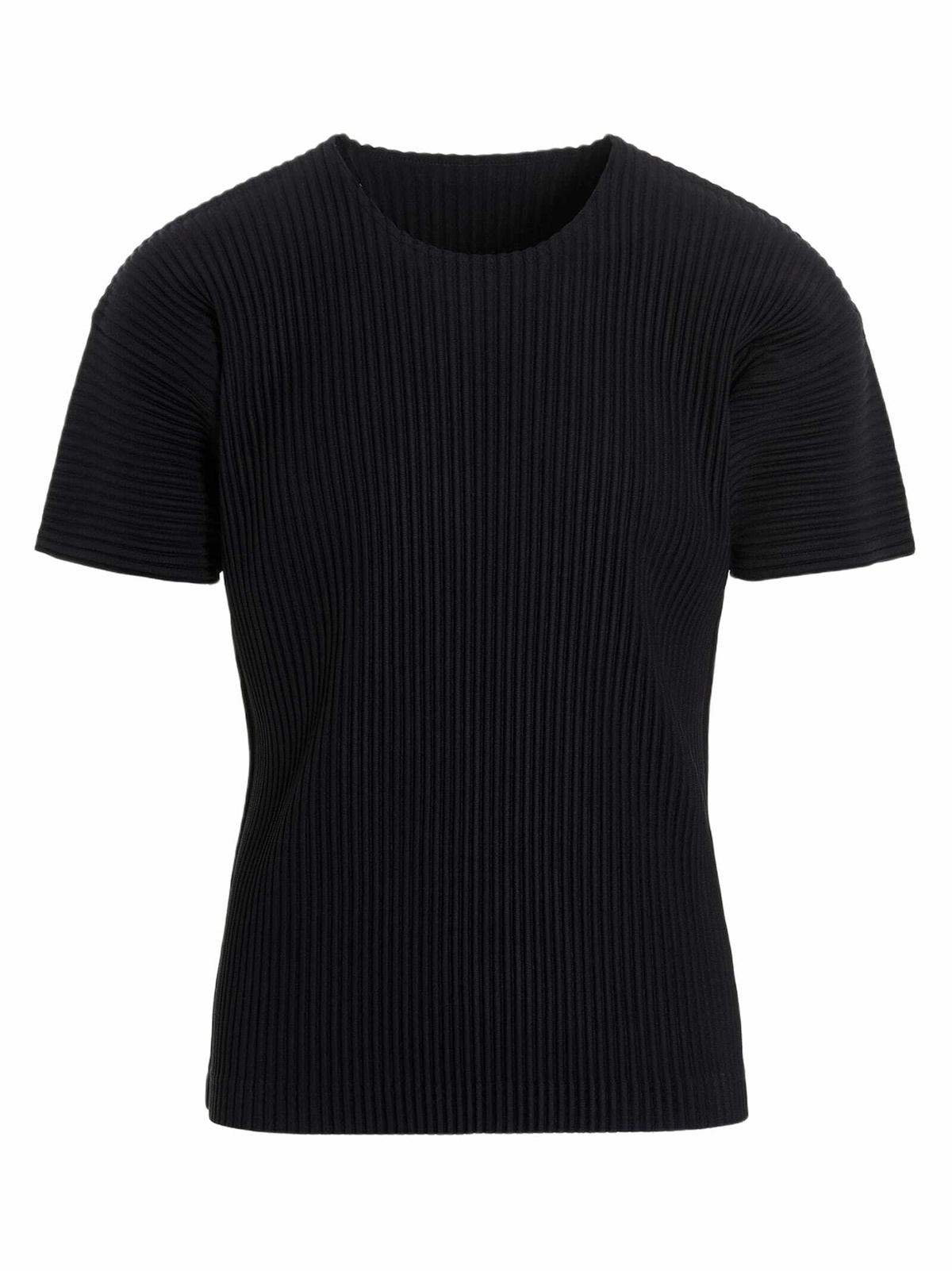 Issey Miyake Men Black Tucked Stripe Long Sleeve T-Shirt