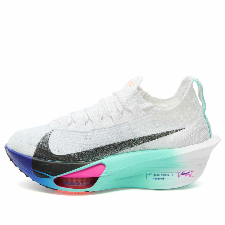 Photo: Nike Alphafly 3 Sneaker in White/Black/Turquoise