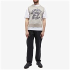 Jungles Jungles x Keith Haring Resist Knitted Vest in Grey