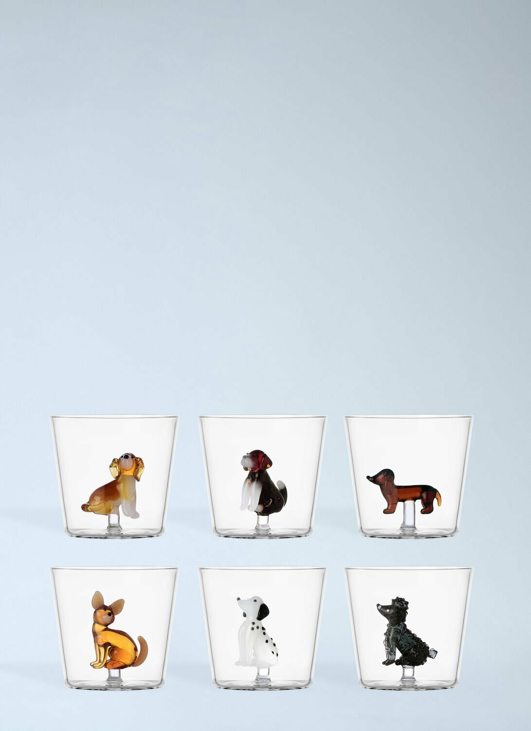 Ichendorf Milano Set Of Four Dog Tumbler Glasses